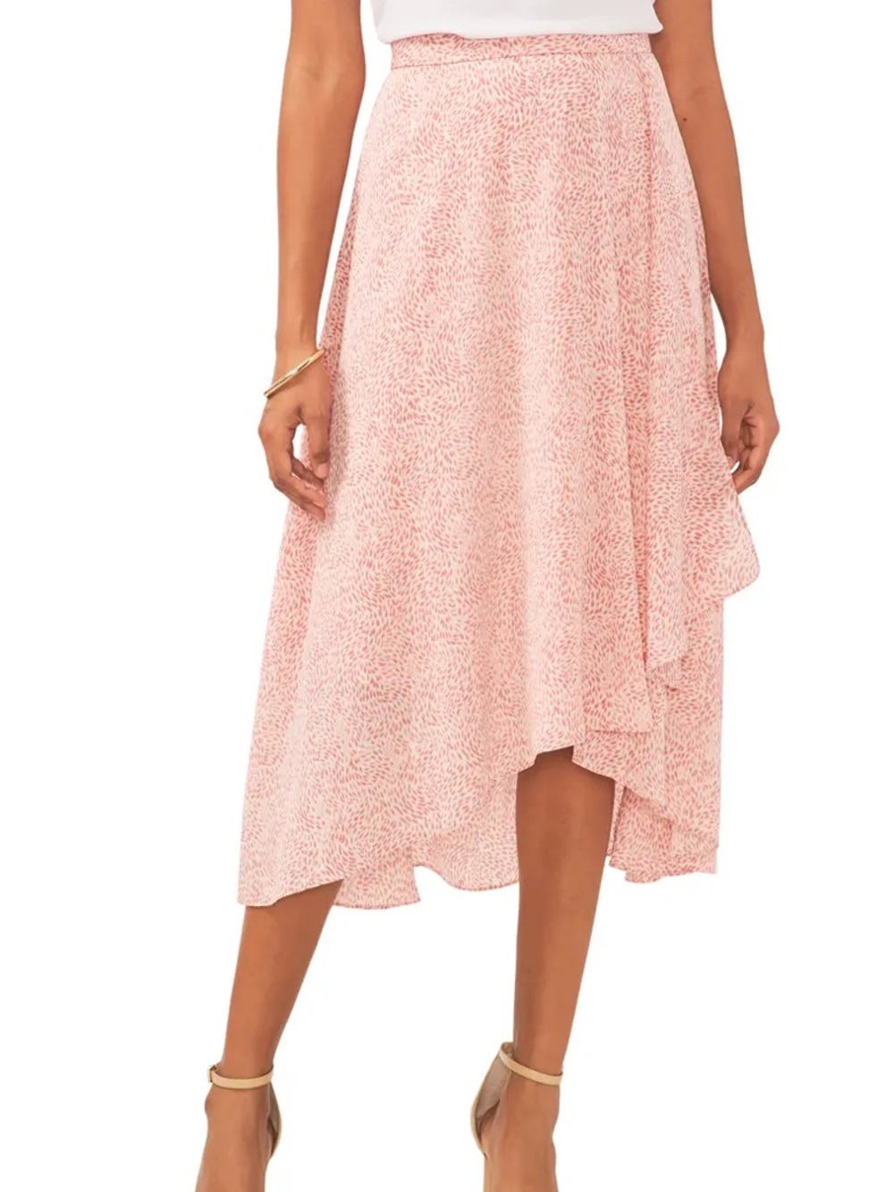 Vince Camuto Abstract Floral Skirt